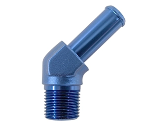 45° Male NPT to Barb Fittings