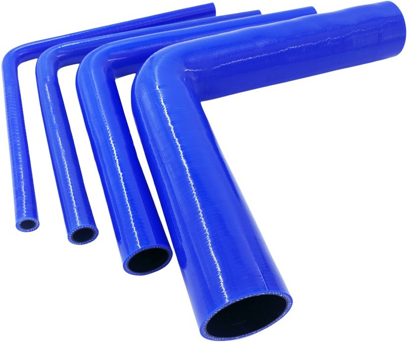 super long 90° elbow silicone hose